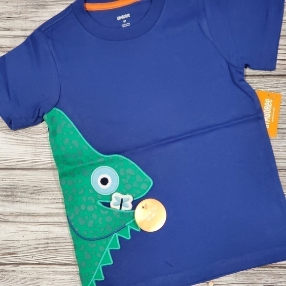 Lizard T-Shirt, Toucan Tank Top, and Plaid Shorts Outfit Gymboree NWT - Picture 7 of 13
